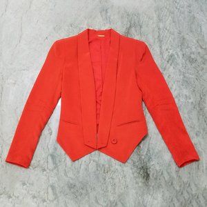 Rebecca Minkoff | Orange Becky Silk Blazer